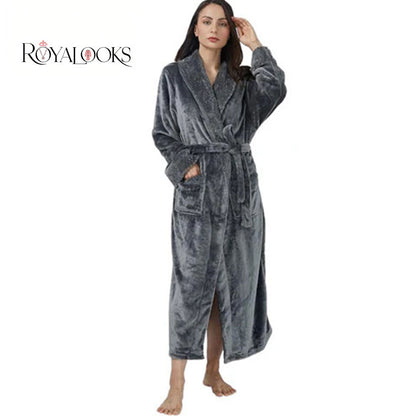 Luxury Super Elegant Fleece Bathrobe