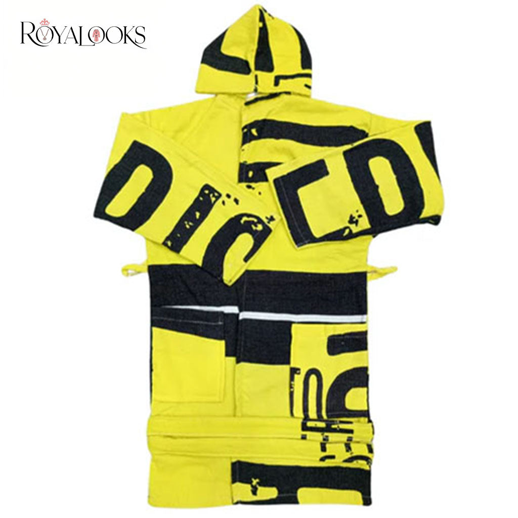 Luxury Modern Kids Yellow Bathrobe