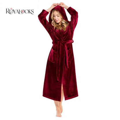 Luxury Super Elegant Fleece Bathrobe